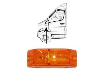 Повторювач повороту MB SPRINTER/ VW CRAFTER Van Wezel 5862975