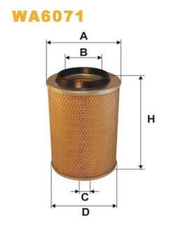Фільтр повітряний MB /AM407 (WIX-FILTERS) WIX FILTERS WA6071