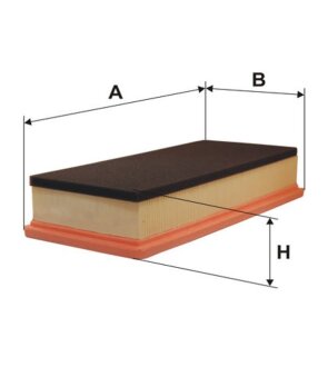 Фільтр повітряний ALFA ROMEO 147 1.6I 16V, 2.0I 16V 10/00-> (НОМ. ОРИГ.46741119) WIX FILTERS WA6701