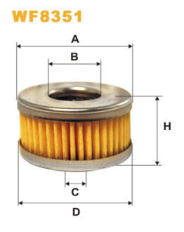 ФІЛЬТР ПАЛИВА WIX FILTERS WF8351
