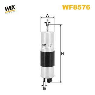Фільтр паливний VOLVO 2.0 D 15- (WIX-FILTERS) C.I.U WIX FILTERS WF8576