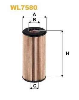 ФИЛЬТР МАСЛА WIX FILTERS WL7580