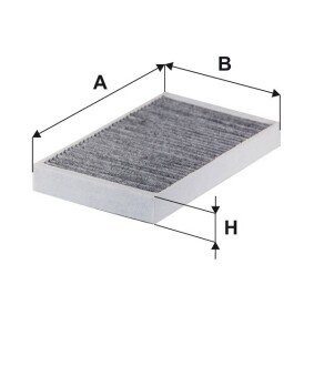 Фільтр салону ВАЗ 1118 (1118-8122010) вугільний (WIX-FILTERS) C.I.U WIX FILTERS WP2001
