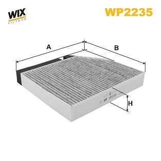 Фильтр салона угольный WIX FILTERS WP2235