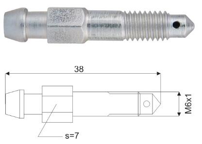 Штуцер металевий WP 5-300-0013