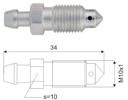 Штуцер металевий WP 5-300-0017