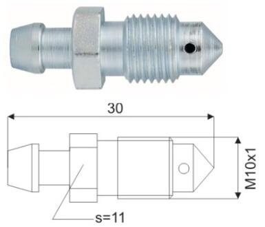 Штуцер металевий WP 5-300-0039