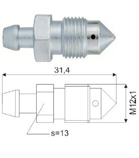Штуцер металевий WP 5-300-0040