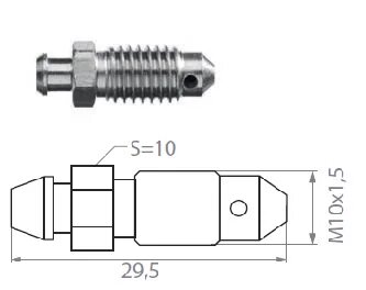 Штуцер металевий WP 5-300-0103