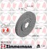 Диск гальмівний ПЕРЕДН SPORT Z SEAT CORDOBA 09/02- IBIZA 02/02- IBIZA ST 03/10- LEON 11/99-06/06 T ZIMMERMANN 100.1235.52 (фото 1)