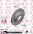 Диск гальмівний ЗАДН SPORT Z SKODA OCTAVIA 04-13. SUPERB 08-. YETI 09-. VW GOLF 04-13. PASSAT 05-. ZIMMERMANN 100.3315.52 (фото 1)