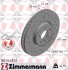 Диск гальмівний ПЕРЕДН SPORT Z BMW X5 3.0SD,4.8I 07-,XDRIVE35D,XDRIVE4.8I 08-,X6 35D,35I,XDRIVE35D -ua ZIMMERMANN 150.3449.52 (фото 1)