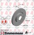 Диск тормозной передний NISSAN TIIDA 1.5-1.8 07-,CUBE 1.5 1.6 2010- ZIMMERMANN 200.2520.20 (фото 1)