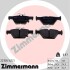 Колодки тормозные дисковые задние SUBARU LEGACY VI (BN, BS) 01/15- ZIMMERMANN 22158.145.1 (фото 1)