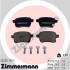 Колодки гальмівні дискові ЗАДН FIAT 500L 1.4 2012- ZIMMERMANN 22220.170.1 (фото 1)