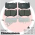 Колодки тормозные дисковые передние MB A-CLASS (W177) 2018-,CLA (C118) 2019-,GLA (H247) 2020- ZIMMERMANN 22893.165.1 (фото 1)