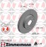 Диск гальмівний ПЕРЕДН FIAT SEDICI 1.6I 16V06-,1.9 MJT06-09,SUZUKI SX4 1.5I 16V 06-,1.6I 16V06-1.9 -ua ZIMMERMANN 230.2378.20 (фото 1)