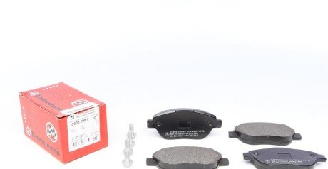 Колодки гальмивни (передни) Citroen C4 04-11/Peugeot 207/307 02-13 (Bendix-Bosch) (opt-om) ZIMMERMANN 23600.190.1