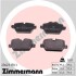Колодки тормозные дисковые задние BMW 1 (E81,E87) 04-, 3 (E90) 05- ZIMMERMANN 23623.170.1 (фото 1)
