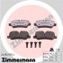 Колодки гальмівні дискові ЗАДН СЕРИЯ RD:Z LANDROVER DISCOVERY III-IV 2.7-5.0 04-,RANGE ROVER III 3 -ua ZIMMERMANN 24192.975.1 (фото 1)