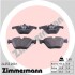Колодки тормозные дисковые передние BMW 5(F10) 523I,528I,520D,525D,530D 2010- ZIMMERMANN 24255.200.1 (фото 1)