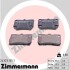 Колодки тормозные дисковые задние LEXUS GS350 05-,GS430 05-,GS450H 3.5 06-,GS460 07-,IS350 05- ZIMMERMANN 24323.155.1 (фото 1)
