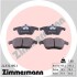 Колодки гальмивни (передни) Citroen C5 04-/ Peugeot 407/508 08-18 (Ate-Teves) UA63 ZIMMERMANN 24332.185.1 (фото 1)