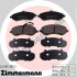 Колодки тормозные дисковые передние CITROEN JUMPY 1.6-2.0 07-,FIAT SCUDO,PEUGEOT EXPERT ZIMMERMANN 24595.185.1 (фото 1)