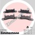 Колодки гальмівні дискові ЗАДН PORSCHE CAYENNE 3.0-4.8 2010- ДИАМЕТР ДИСКА 358" -ua ZIMMERMANN 24721.175.1 (фото 1)