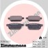 Колодки гальмівні (задні) Suzuki Vitara III 15-/SX4 13-/Swift 10- (Akebono) (з датчиком) UA63 ZIMMERMANN 25258.145.1 (фото 1)