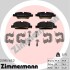 Колодки гальмівні дискові ЗАДН MINI MINI COOPER 1.2-2.0 2013- -ua ZIMMERMANN 25980.165.2 (фото 1)