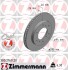 Диск гальмівний (передній) Mitsubishi Pajero 00-07 (290x26) UA63 ZIMMERMANN 380.2169.20 (фото 1)