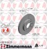 Диск гальмівний ПЕРЕДН CHEVROLET AVEO 1.2-1.4 2008-, OPEL ASTRA F, CORSA B ZIMMERMANN 430.1454.20 (фото 1)