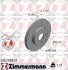 Диск тормозной передний TOYOTA YARIS 1.0-1.33VVT-I 06-,D-4D 06- ZIMMERMANN 590.2808.20 (фото 1)