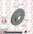 Диск гальмівний (передній) Toyota Auris/Corolla 12- (277x26) UA63 ZIMMERMANN 590.2818.20 (фото 1)